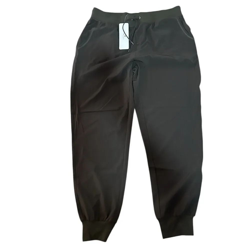 CRZ YOGA Women's Lightweight Workout Joggers, Dark Olive, Size XL, NWT